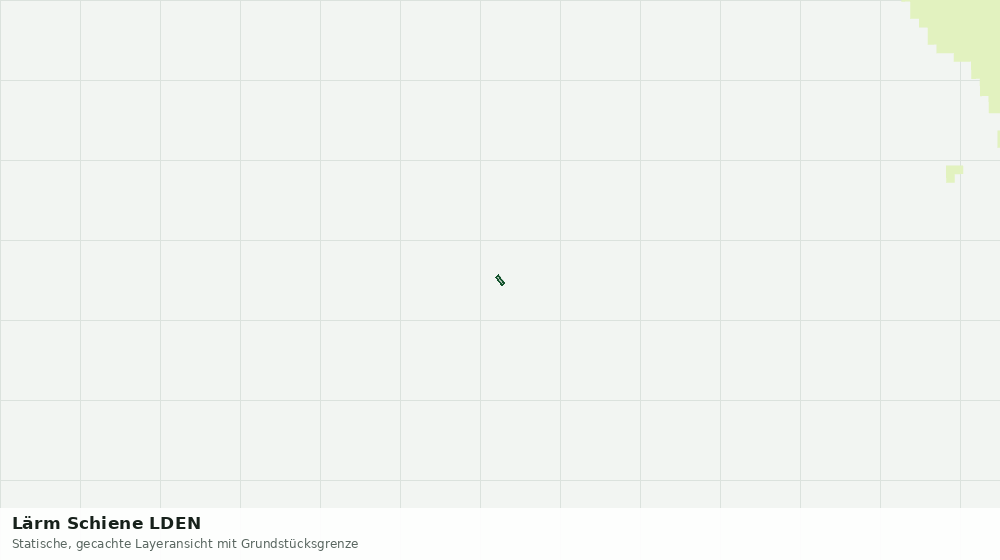 Statische Kartenansicht: Lärm Schiene LDEN