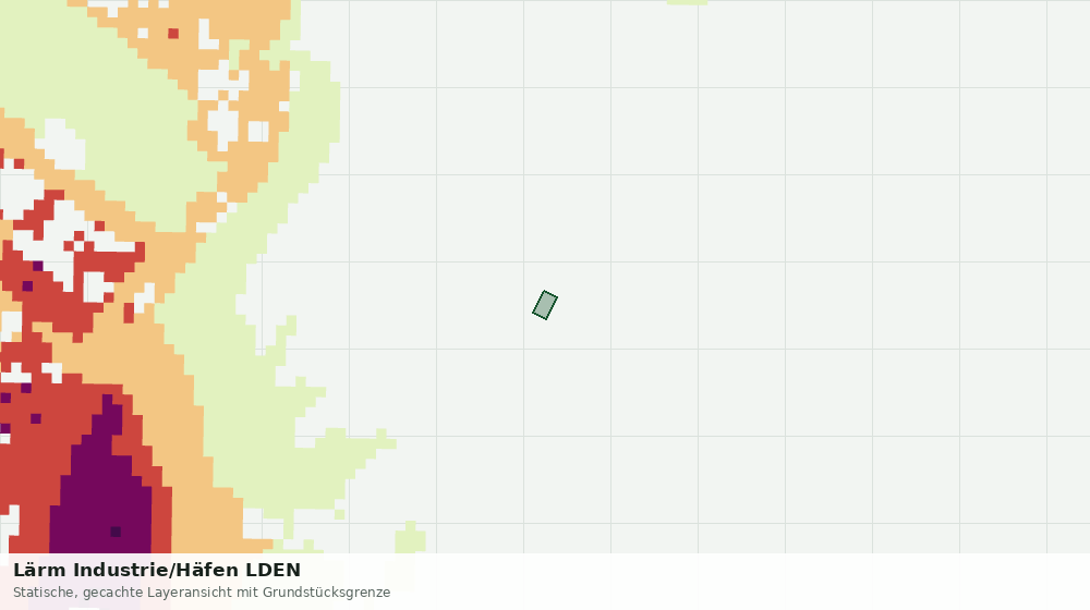 Statische Kartenansicht: Lärm Industrie/Häfen LDEN