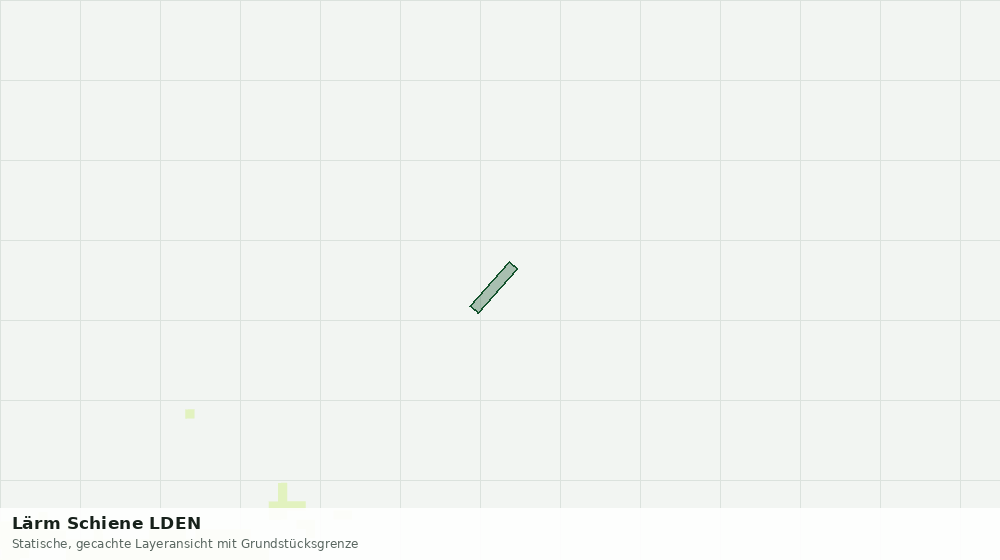 Statische Kartenansicht: Lärm Schiene LDEN