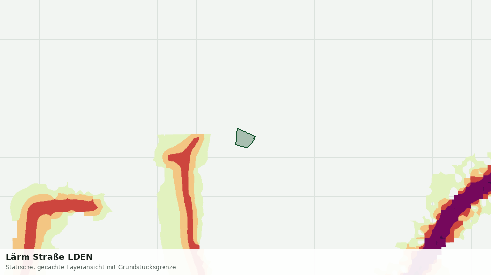 Statische Kartenansicht: Lärm Straße LDEN