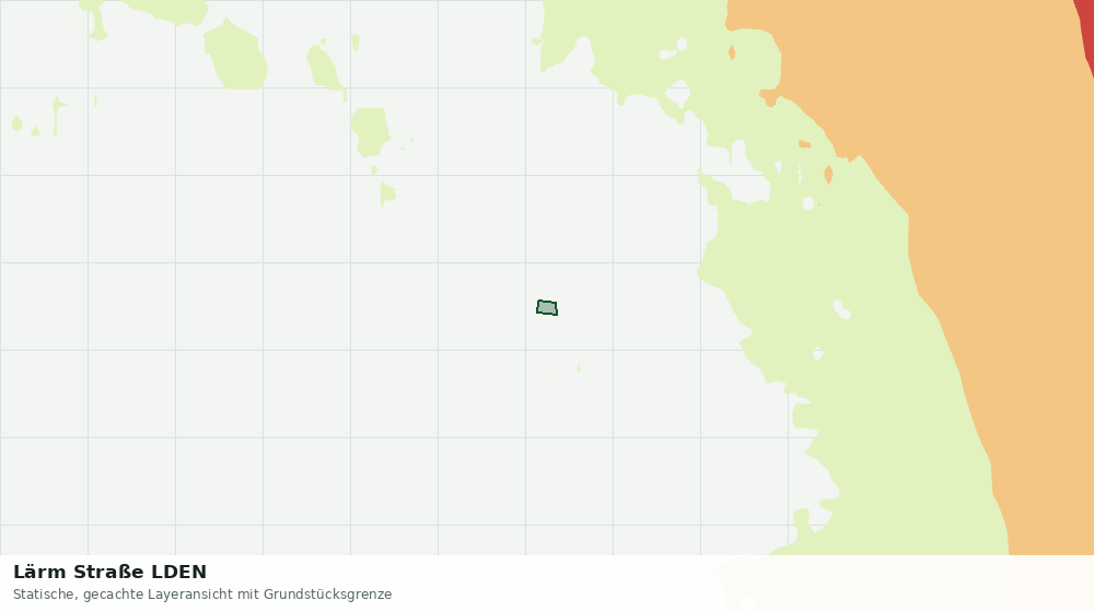 Statische Kartenansicht: Lärm Straße LDEN