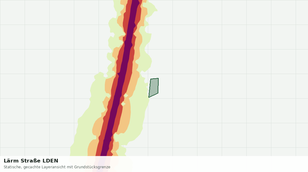Statische Kartenansicht: Lärm Straße LDEN