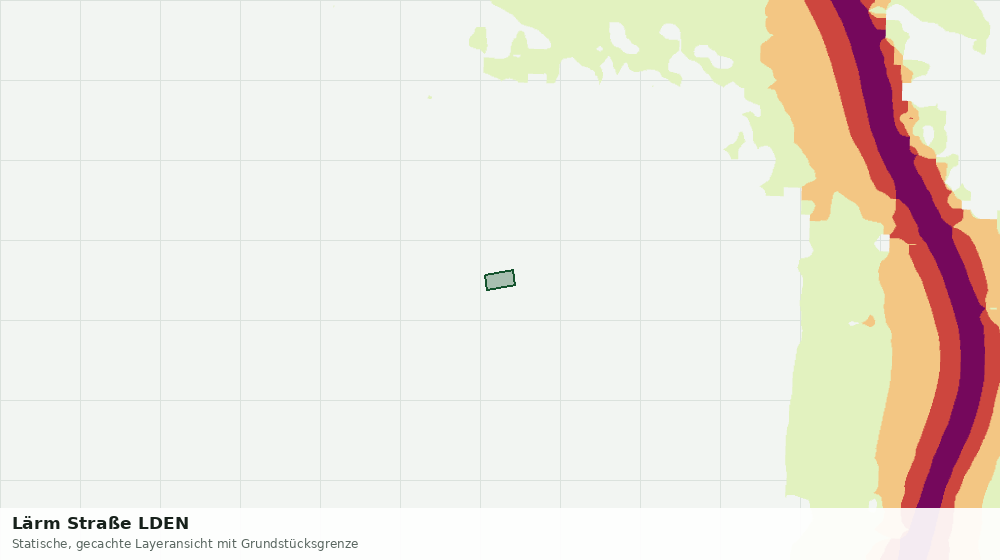 Statische Kartenansicht: Lärm Straße LDEN