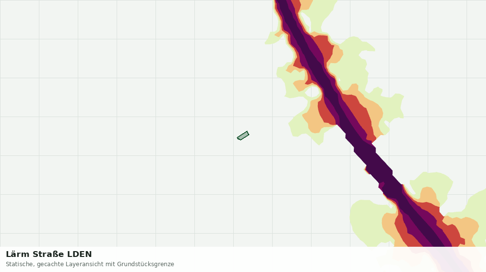 Statische Kartenansicht: Lärm Straße LDEN