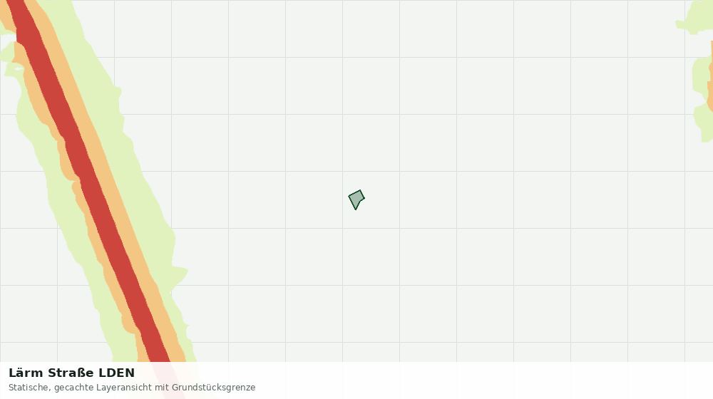Statische Kartenansicht: Lärm Straße LDEN