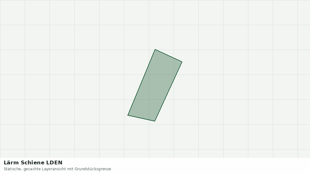 Statische Kartenansicht: Lärm Schiene LDEN