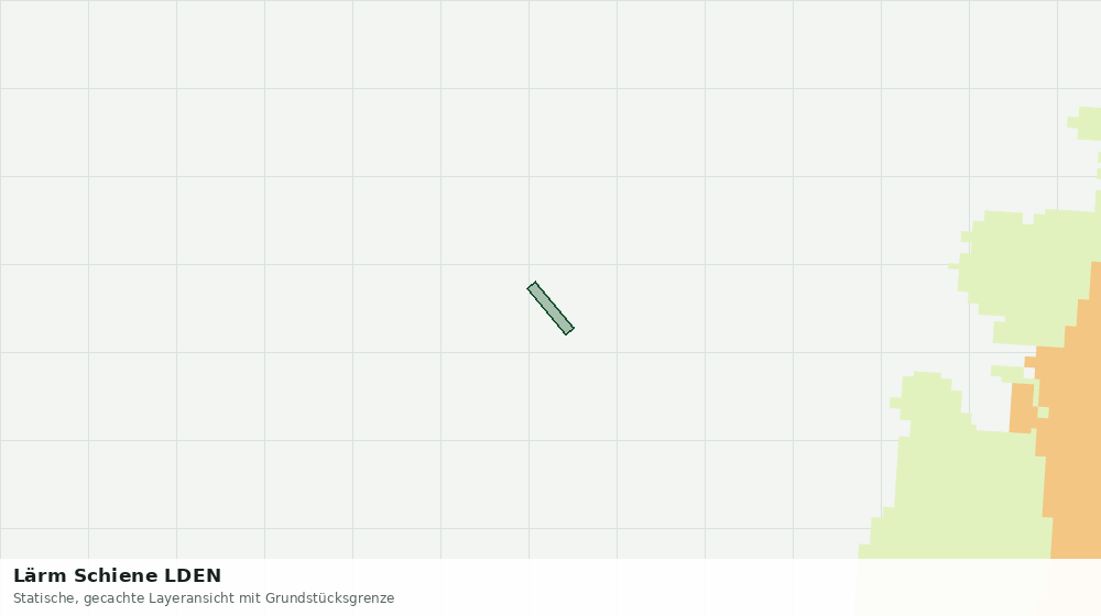 Statische Kartenansicht: Lärm Schiene LDEN