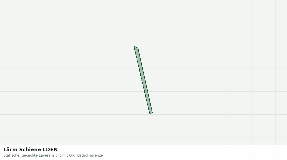 Statische Kartenansicht: Lärm Schiene LDEN
