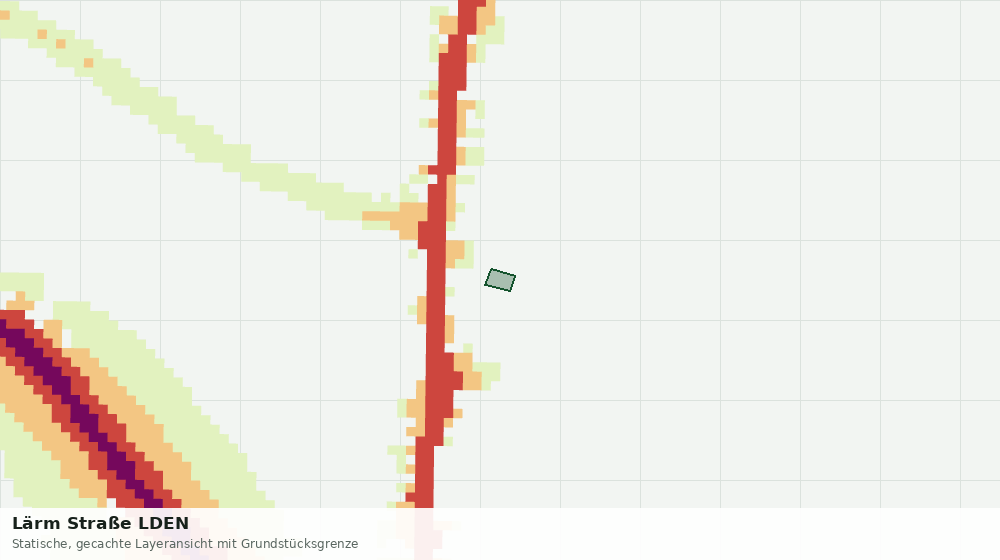 Statische Kartenansicht: Lärm Straße LDEN