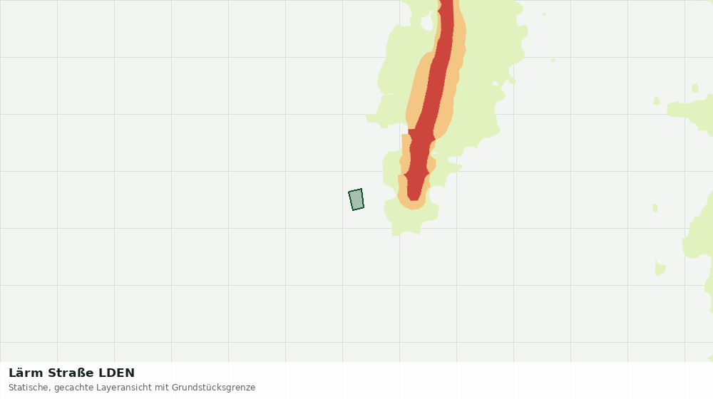 Statische Kartenansicht: Lärm Straße LDEN