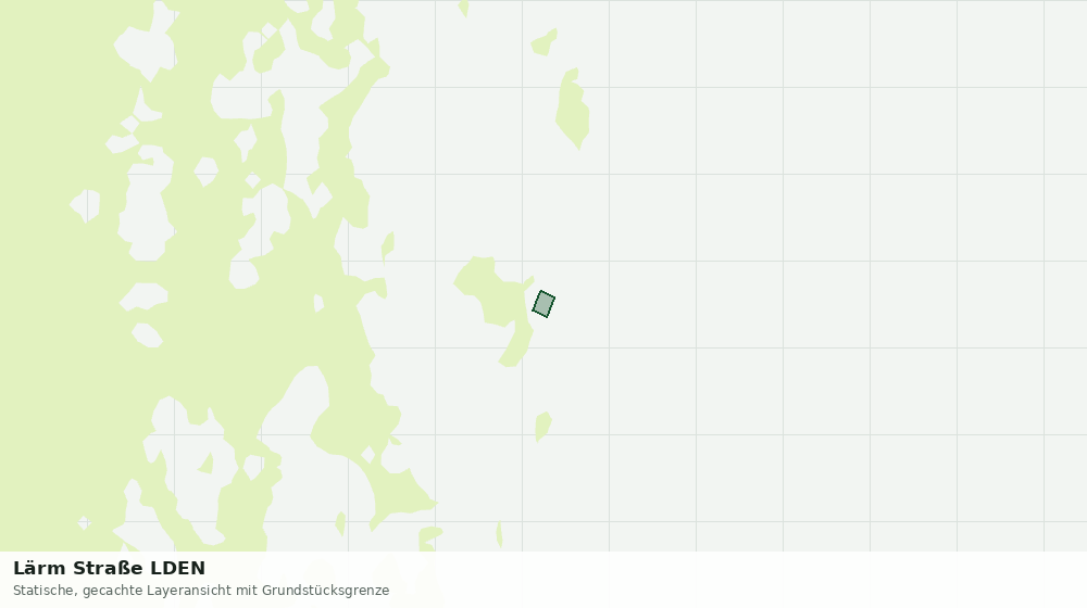 Statische Kartenansicht: Lärm Straße LDEN