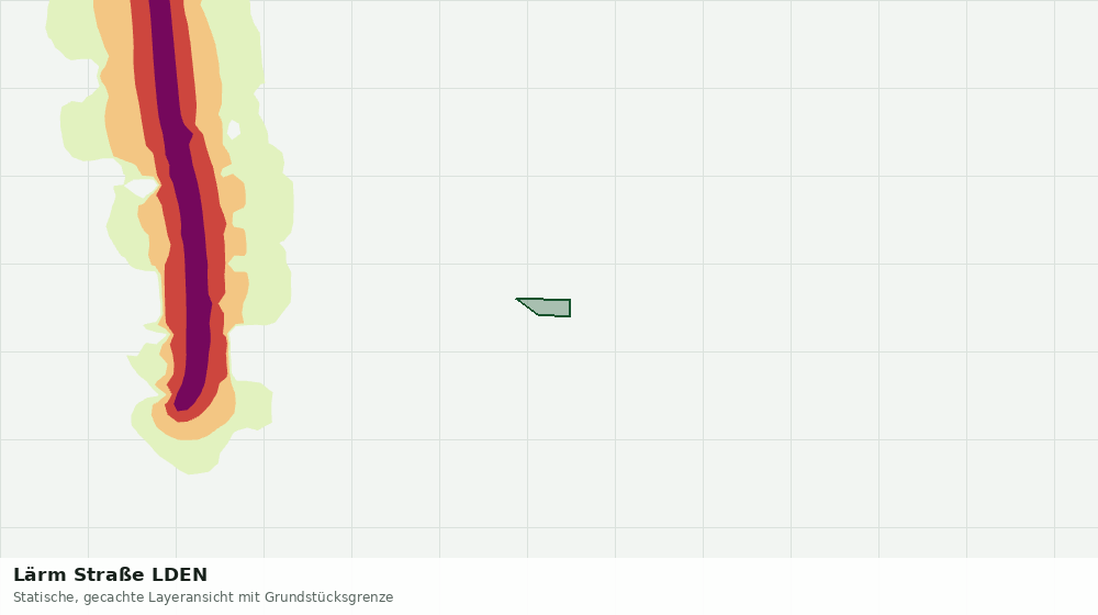 Statische Kartenansicht: Lärm Straße LDEN