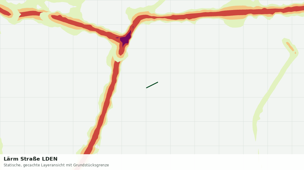Statische Kartenansicht: Lärm Straße LDEN