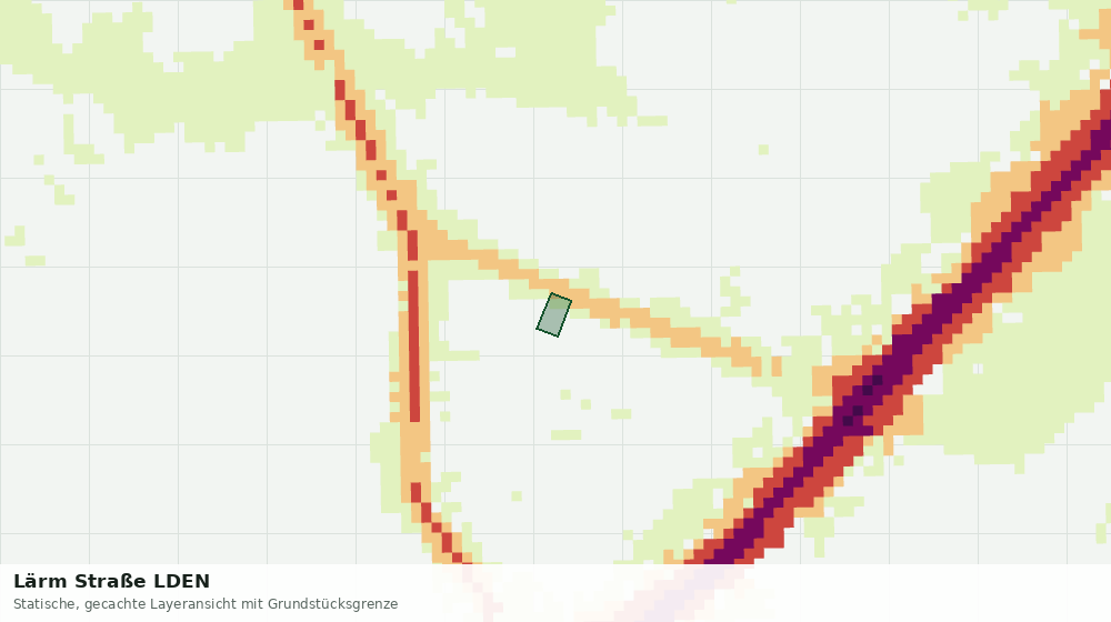 Statische Kartenansicht: Lärm Straße LDEN