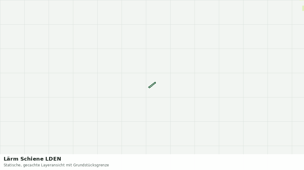 Statische Kartenansicht: Lärm Schiene LDEN