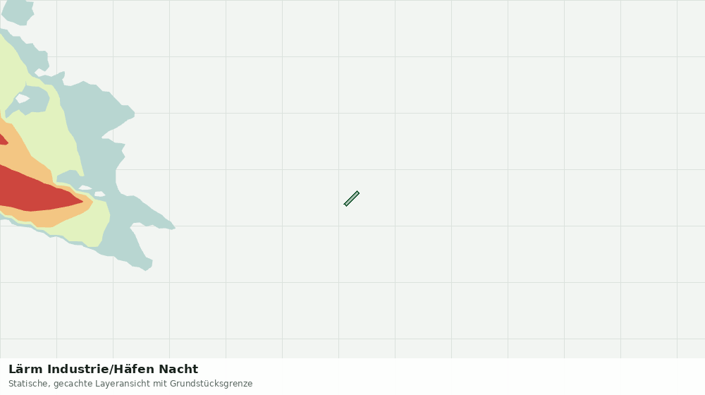 Statische Kartenansicht: Lärm Industrie/Häfen Nacht