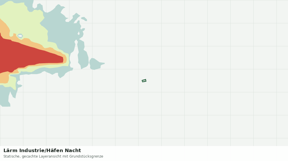 Statische Kartenansicht: Lärm Industrie/Häfen Nacht