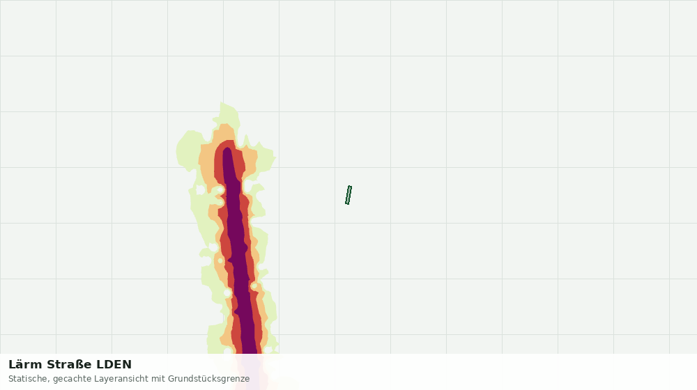 Statische Kartenansicht: Lärm Straße LDEN