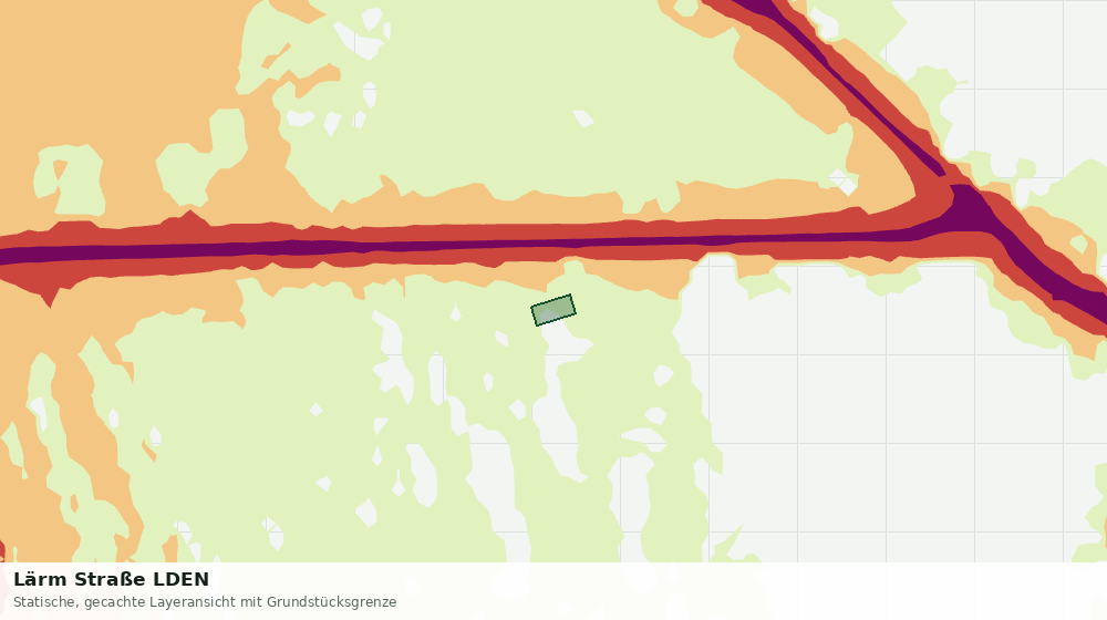 Statische Kartenansicht: Lärm Straße LDEN