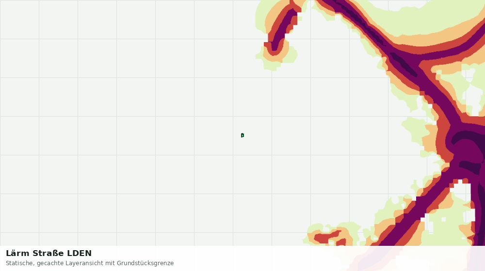 Statische Kartenansicht: Lärm Straße LDEN