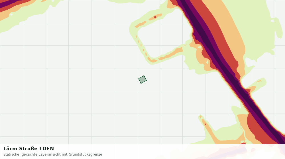 Statische Kartenansicht: Lärm Straße LDEN