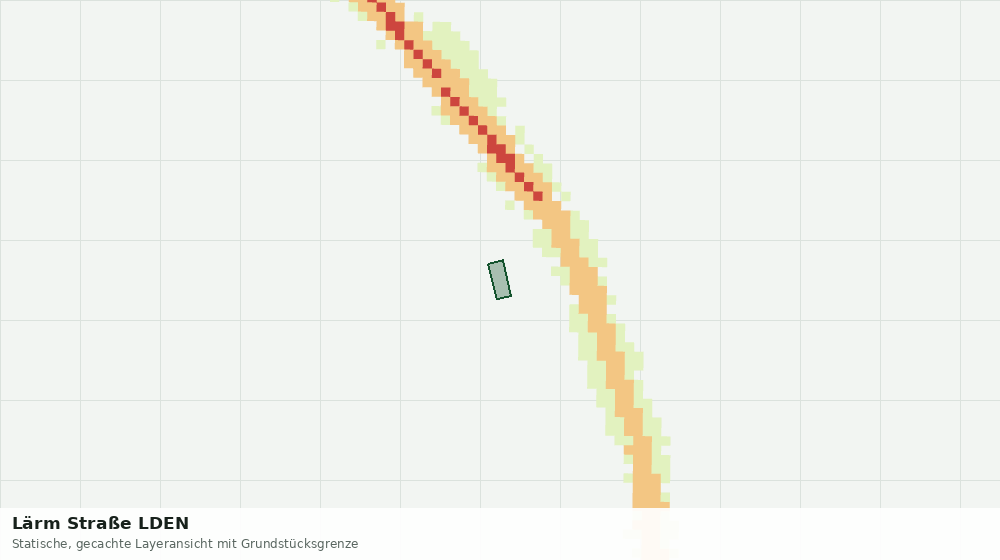 Statische Kartenansicht: Lärm Straße LDEN