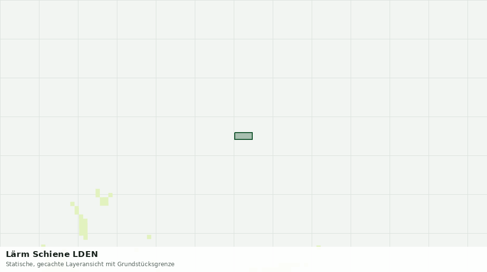 Statische Kartenansicht: Lärm Schiene LDEN