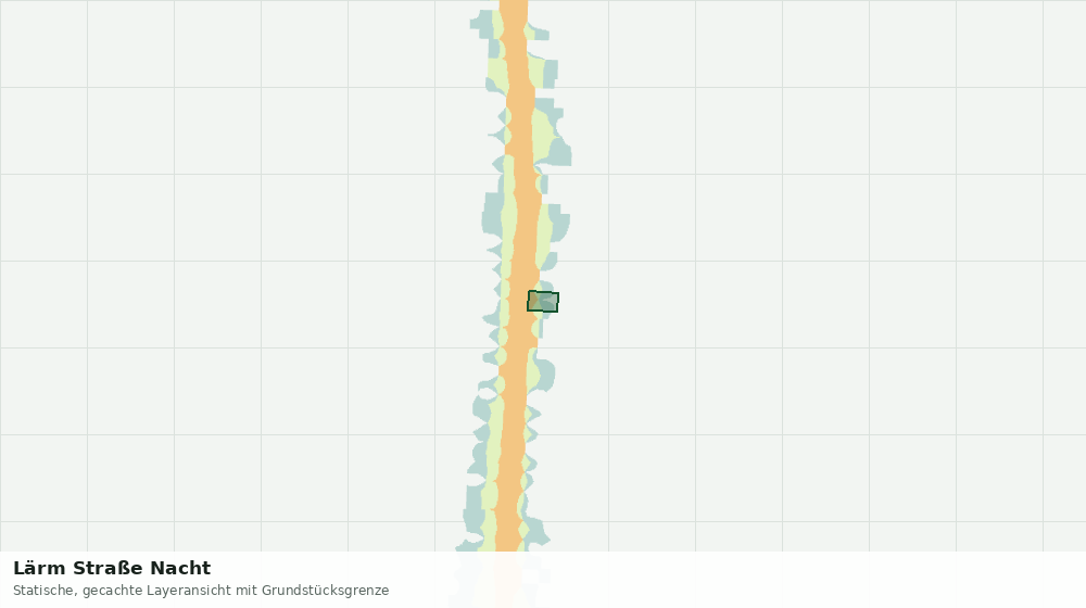 Statische Kartenansicht: Lärm Straße Nacht