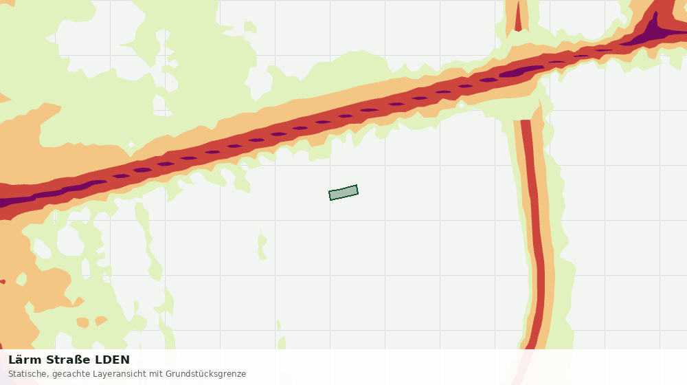 Statische Kartenansicht: Lärm Straße LDEN