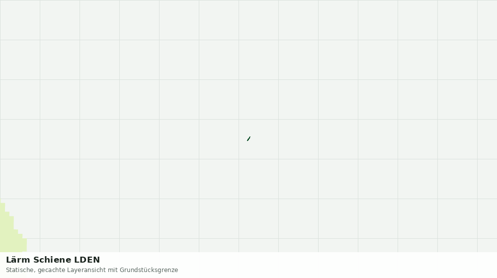 Statische Kartenansicht: Lärm Schiene LDEN