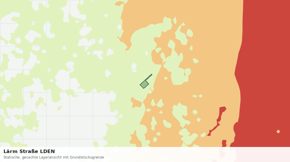 Statische Kartenansicht: Lärm Straße LDEN