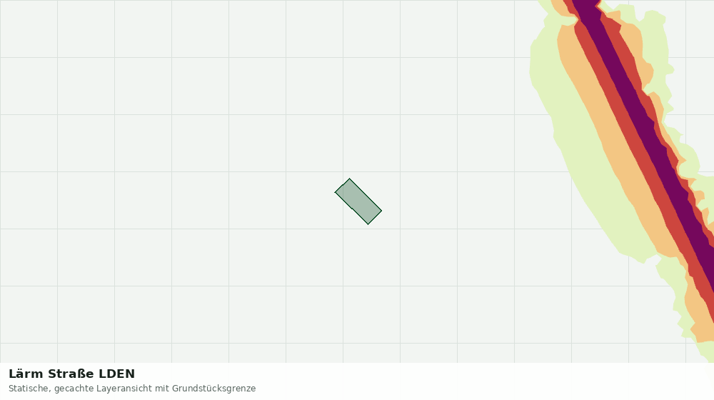 Statische Kartenansicht: Lärm Straße LDEN