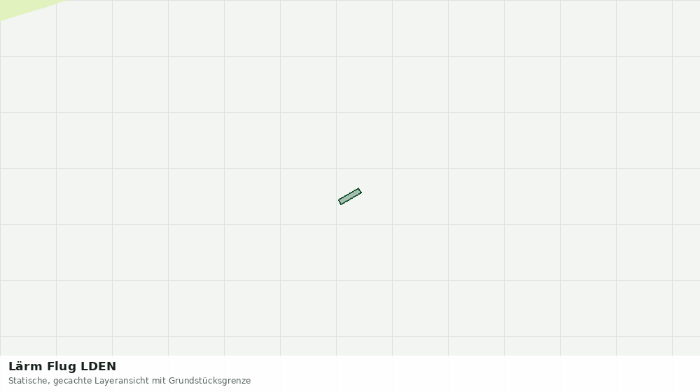 Statische Kartenansicht: Lärm Flug LDEN