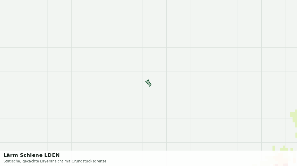 Statische Kartenansicht: Lärm Schiene LDEN