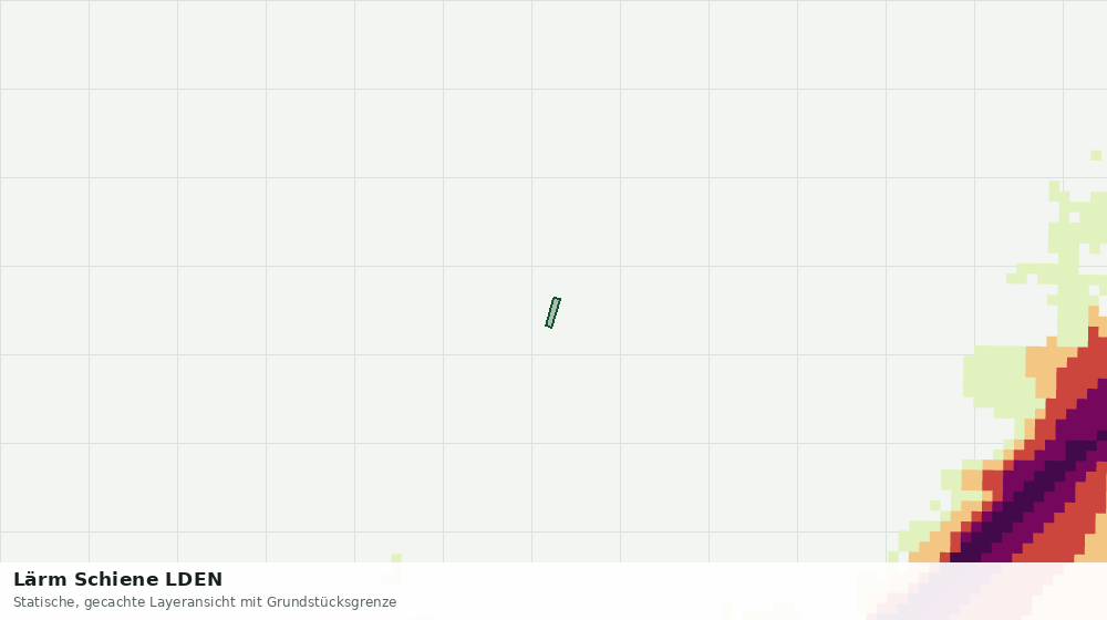 Statische Kartenansicht: Lärm Schiene LDEN