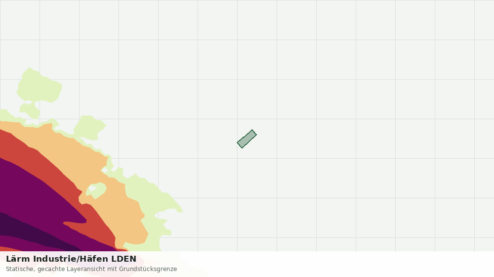 Statische Kartenansicht: Lärm Industrie/Häfen LDEN