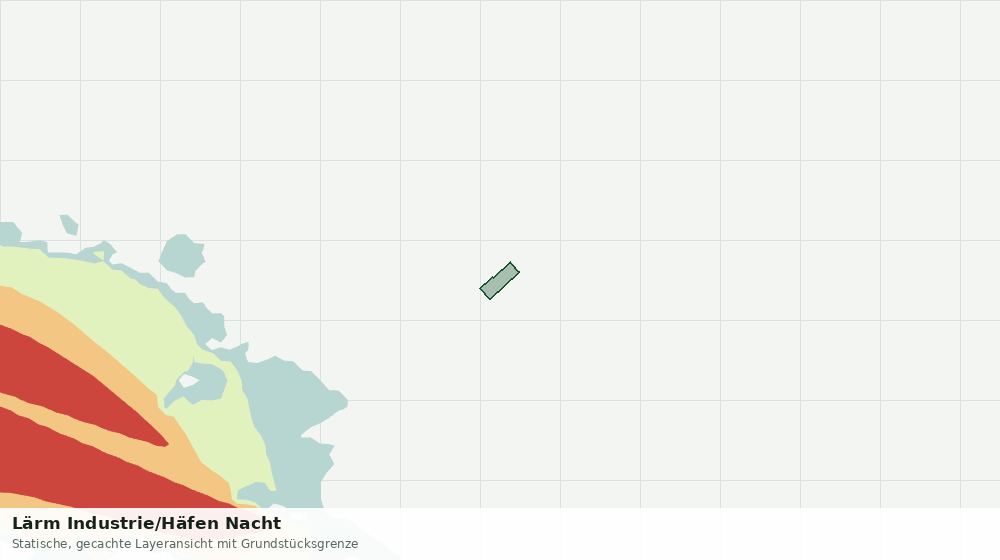 Statische Kartenansicht: Lärm Industrie/Häfen Nacht