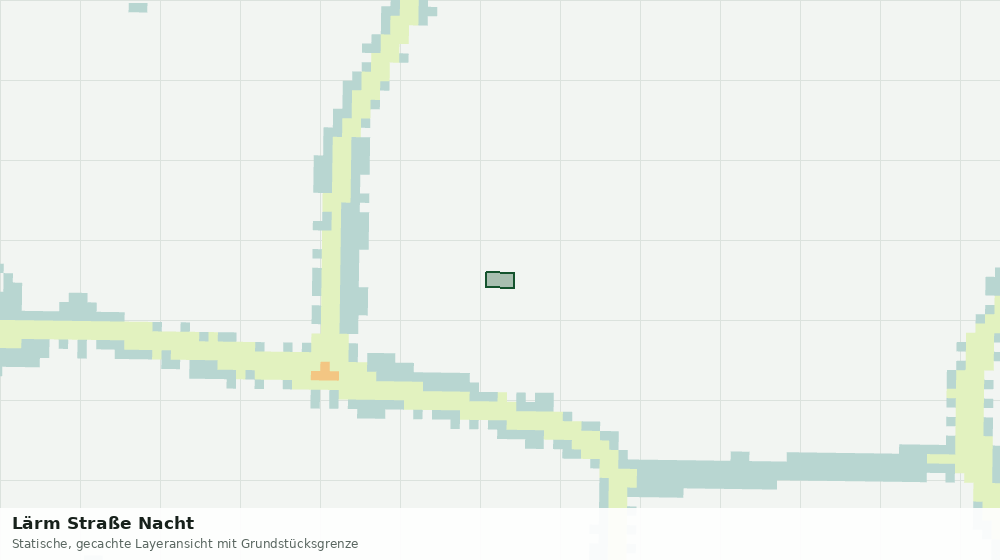 Statische Kartenansicht: Lärm Straße Nacht