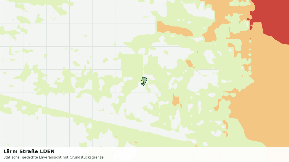 Statische Kartenansicht: Lärm Straße LDEN