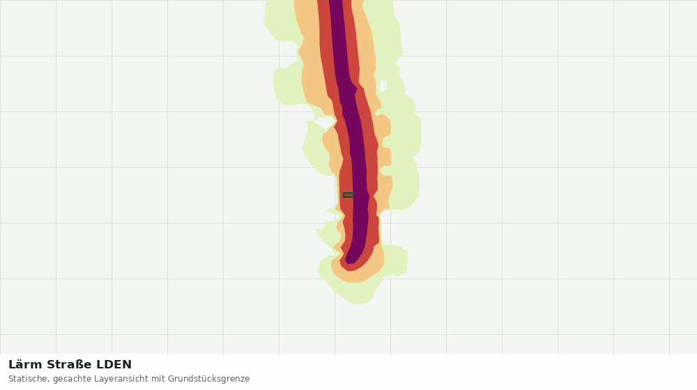 Statische Kartenansicht: Lärm Straße LDEN