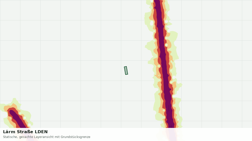 Statische Kartenansicht: Lärm Straße LDEN