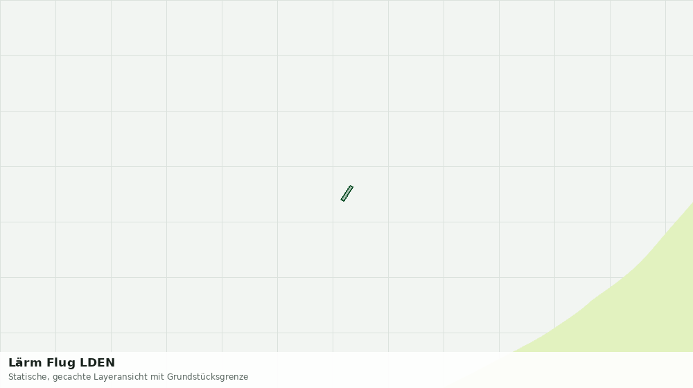 Statische Kartenansicht: Lärm Flug LDEN