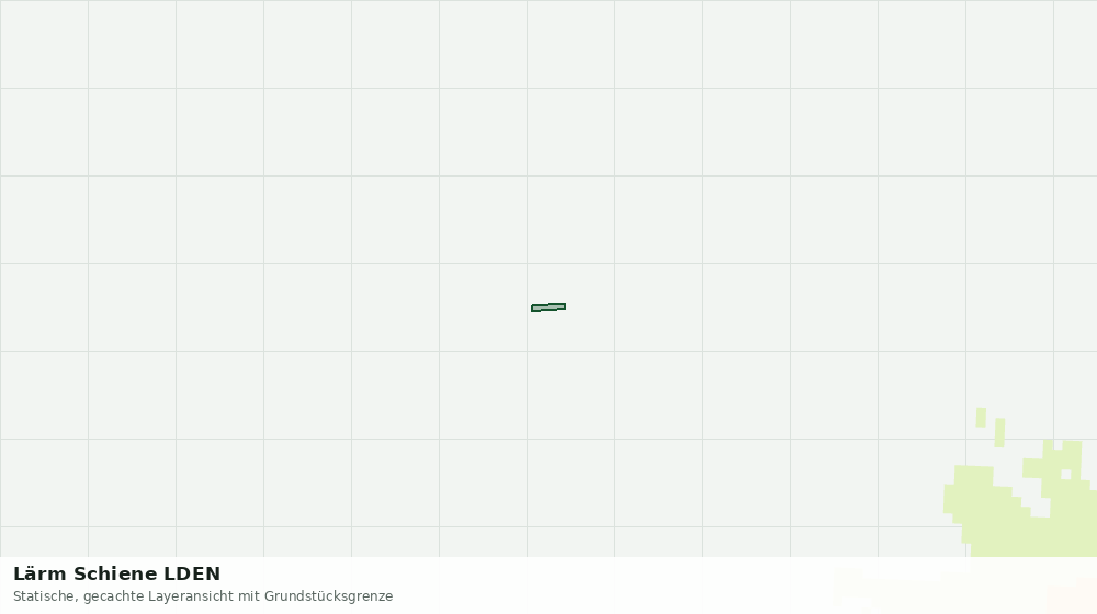 Statische Kartenansicht: Lärm Schiene LDEN