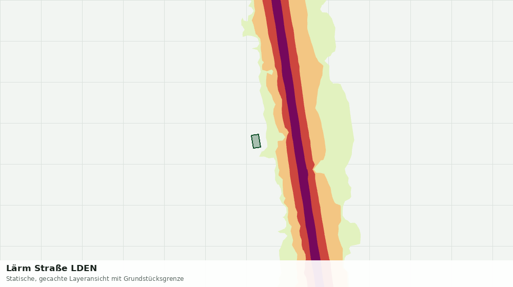Statische Kartenansicht: Lärm Straße LDEN