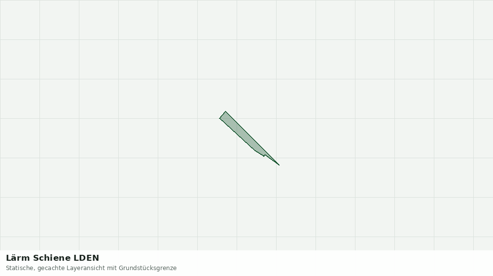 Statische Kartenansicht: Lärm Schiene LDEN