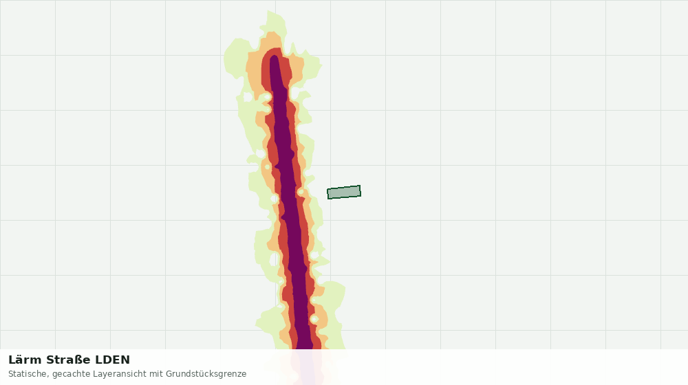Statische Kartenansicht: Lärm Straße LDEN