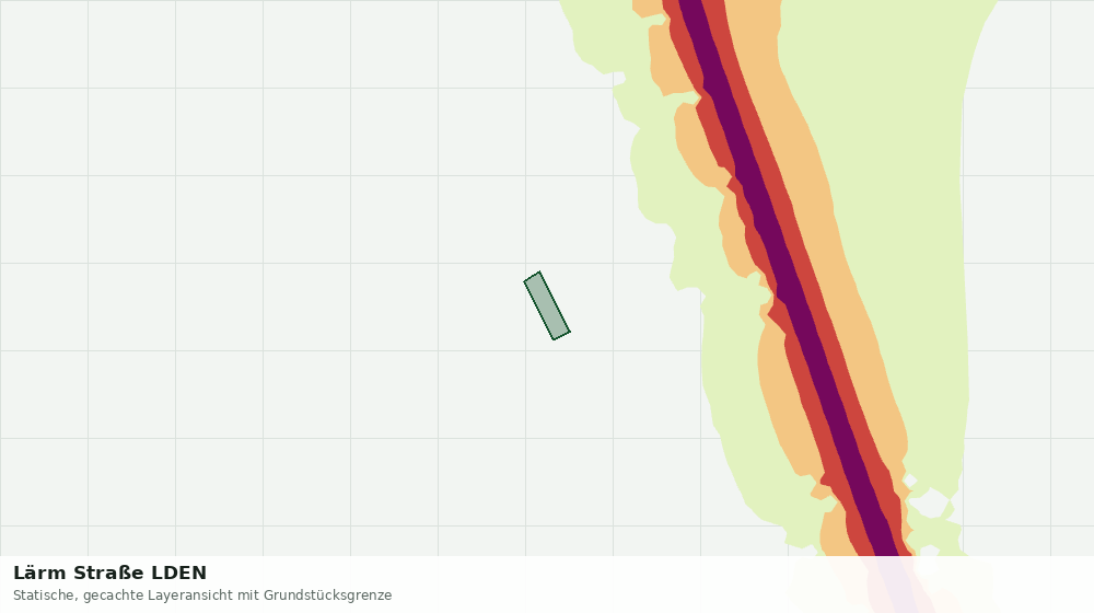 Statische Kartenansicht: Lärm Straße LDEN
