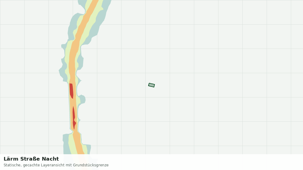 Statische Kartenansicht: Lärm Straße Nacht