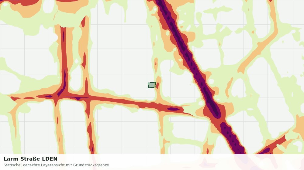 Statische Kartenansicht: Lärm Straße LDEN