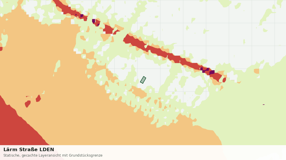 Statische Kartenansicht: Lärm Straße LDEN